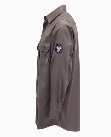 BOCOMAL FR shirts pocket detail highlighting durable tool pockets for daily tasks