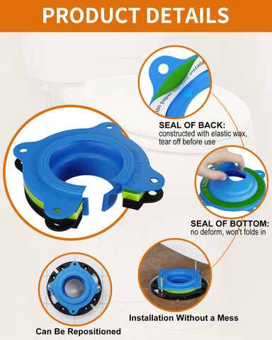 boeemi reinforced seals prevent leaks and keep the floor protected.