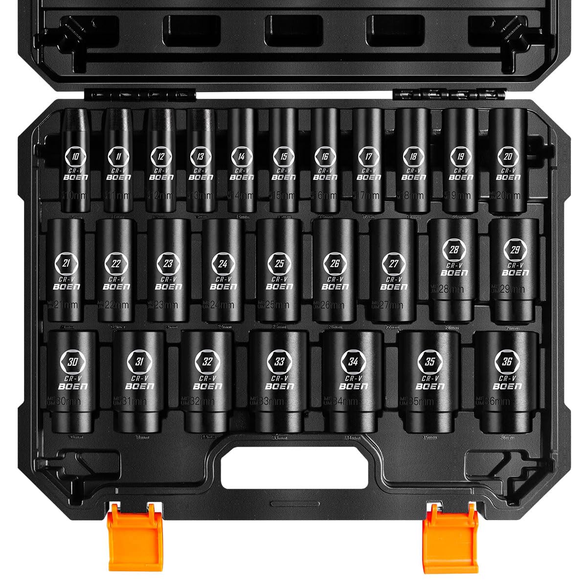 boen 10 36 mm 1 2in drive deep sockets for high torque automotive work