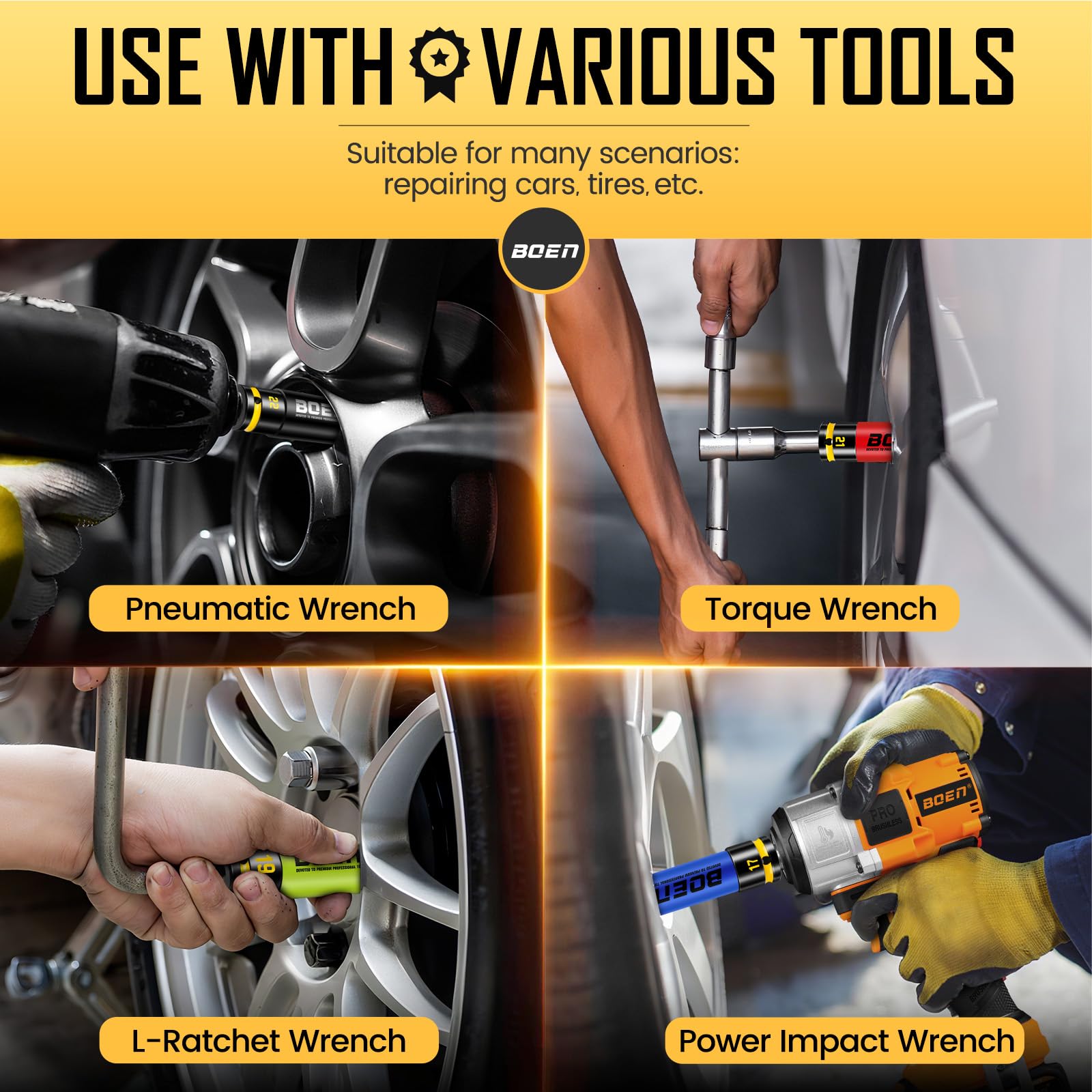 Boen 360° guard protects rims and inserts during installation.