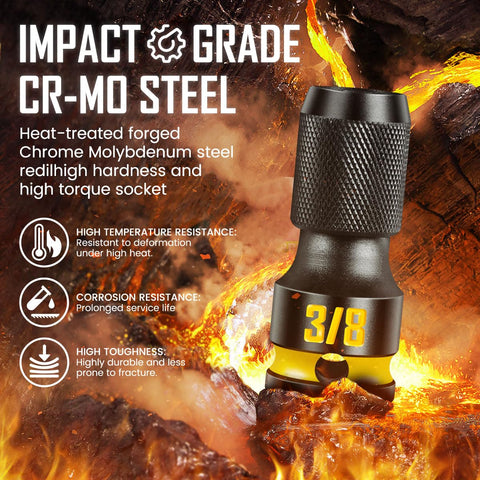 Boen CR-MO steel construction for high-torque durability