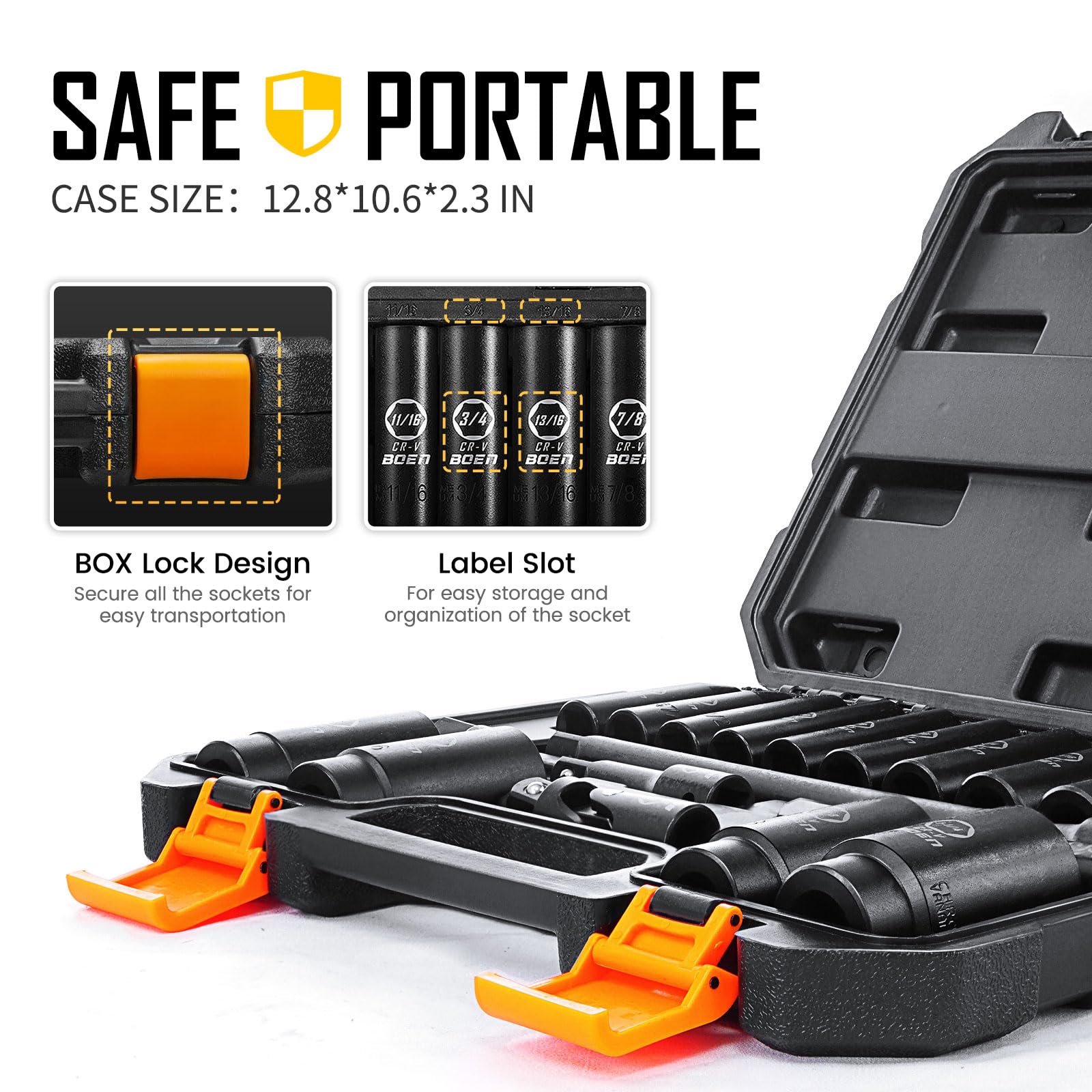 Boen stamped markings help quick identification during repairs