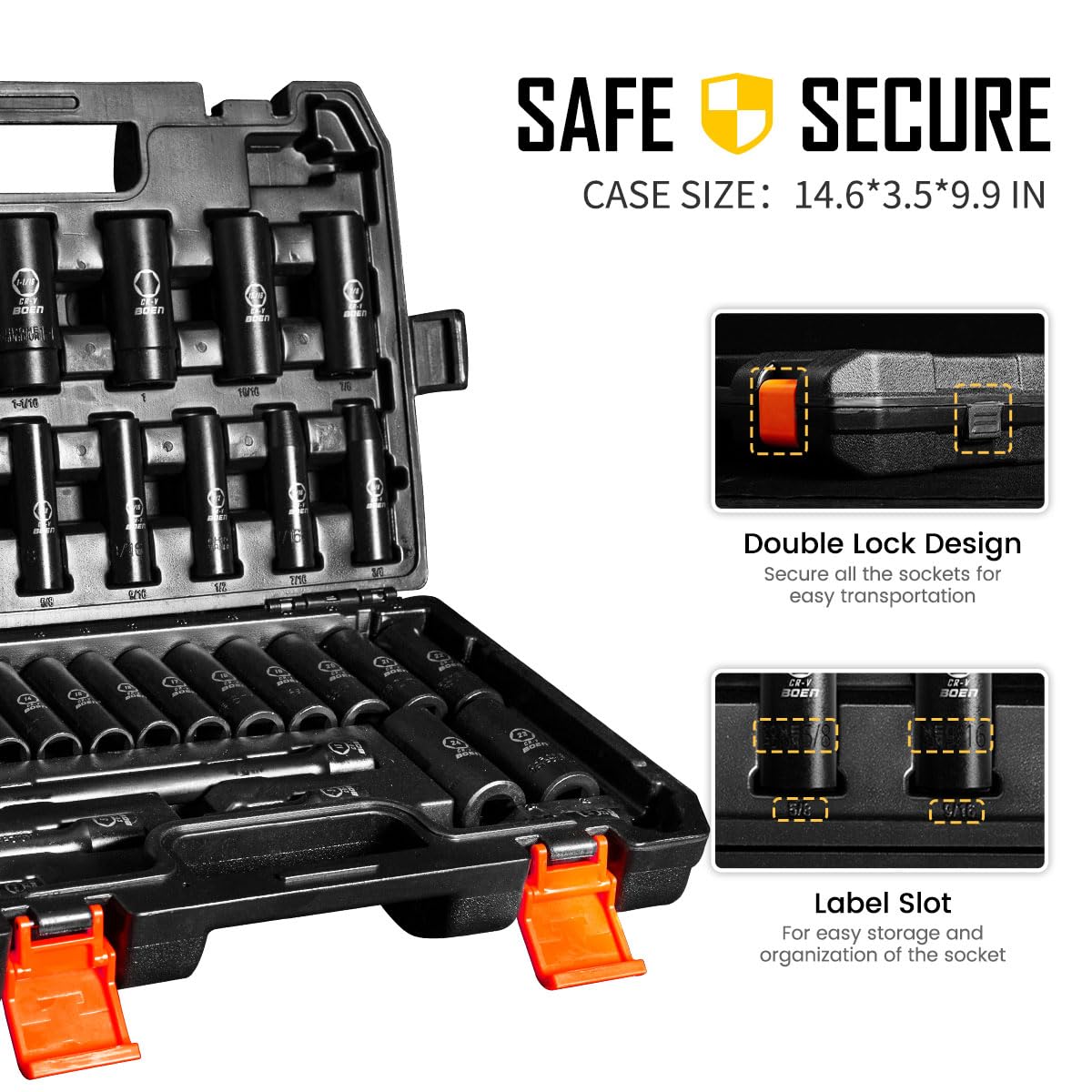 Boen deep-well sockets reach recessed fasteners for tight-space work