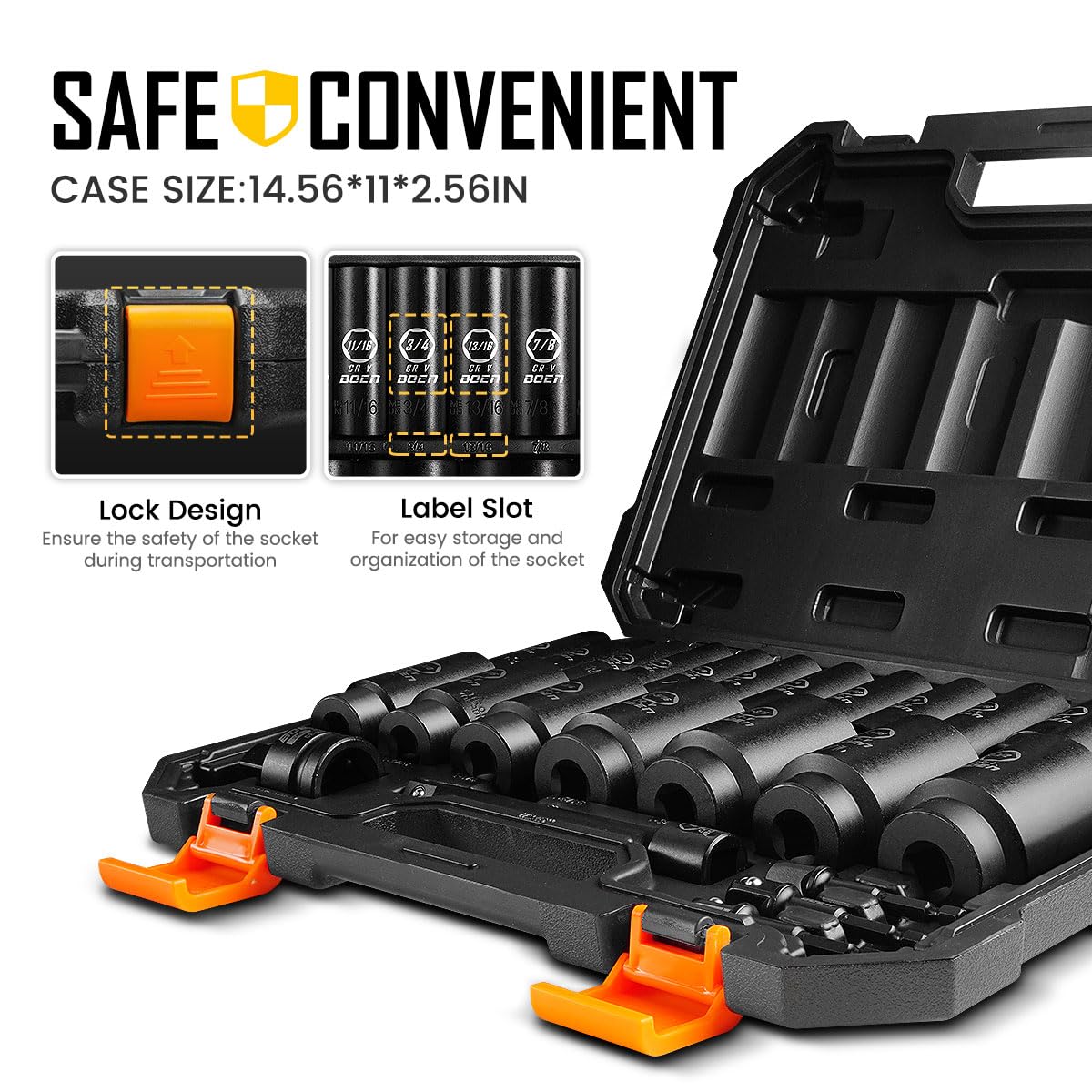 Boen marking system with laser and stamped IDs for fast identification.