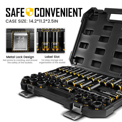 Boen socket adapter 1/2 to 3/8 connects tools and sockets.