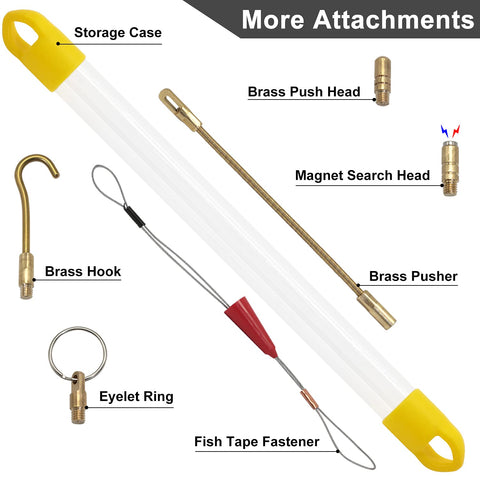 Boeray attachments set simplifies wiring with versatile pull tools.