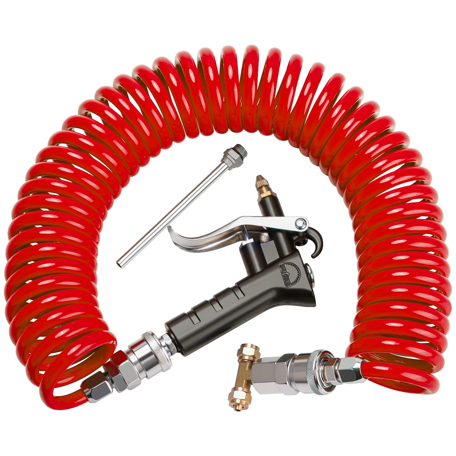 Boeray heavy-duty truck air duster with 9m coil for extended reach and efficient cleaning.