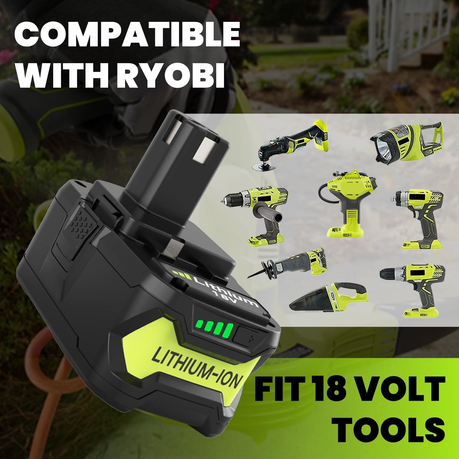 Boetpcr 144Wh capacity supports longer tool operation between charges
