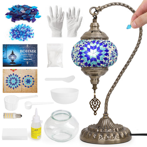 BOHMR DIY Turkish Mosaic Lamp Kit box, perfect starter for home decorating.