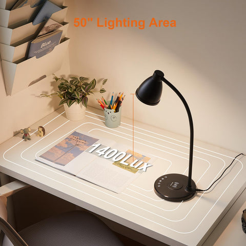 BOHON versatile bedside lamp ideal for dorm rooms and compact desks.