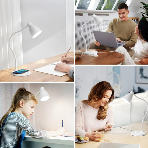 BOHON lamp with flexible neck ideal for bedside or desk tasks