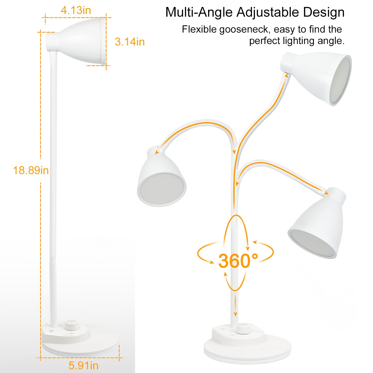 BOHON LED Desk Lamp provides eye-friendly lighting for late-night work sessions.