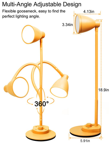 BOHON LED lamp arrives with a 5V/2A adapter for quick setup.