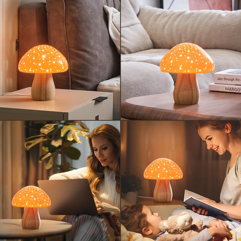 Evening ambience created by BOHON lamp on a side table
