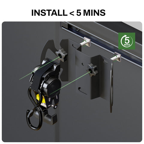 Bohua quick-release button enables fast, easy installation