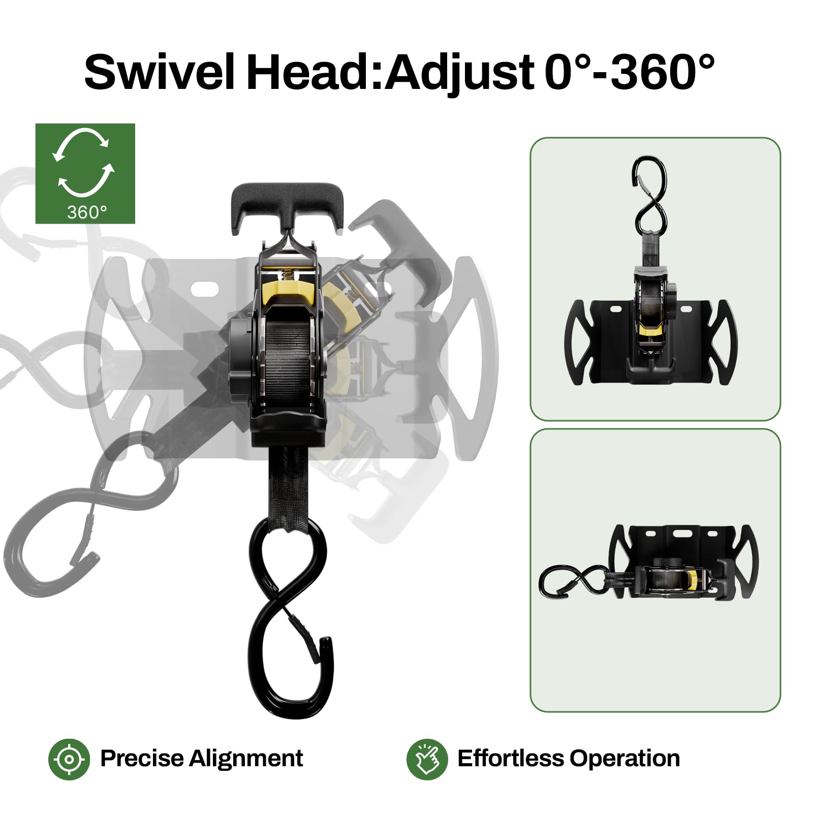 Bohua swivel head in action for versatile strapping angles