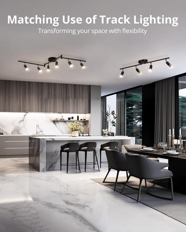 Bojim kitchen spot lighting highlights countertops and prep areas