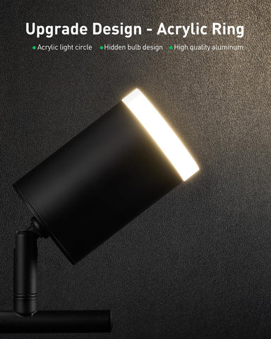 Bojim ceiling spotlight with foldable arms illuminates living spaces from multiple angles.