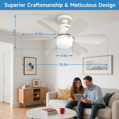 BOKELUNA Socket Fan Light bedroom-ambience enhances night-time comfort