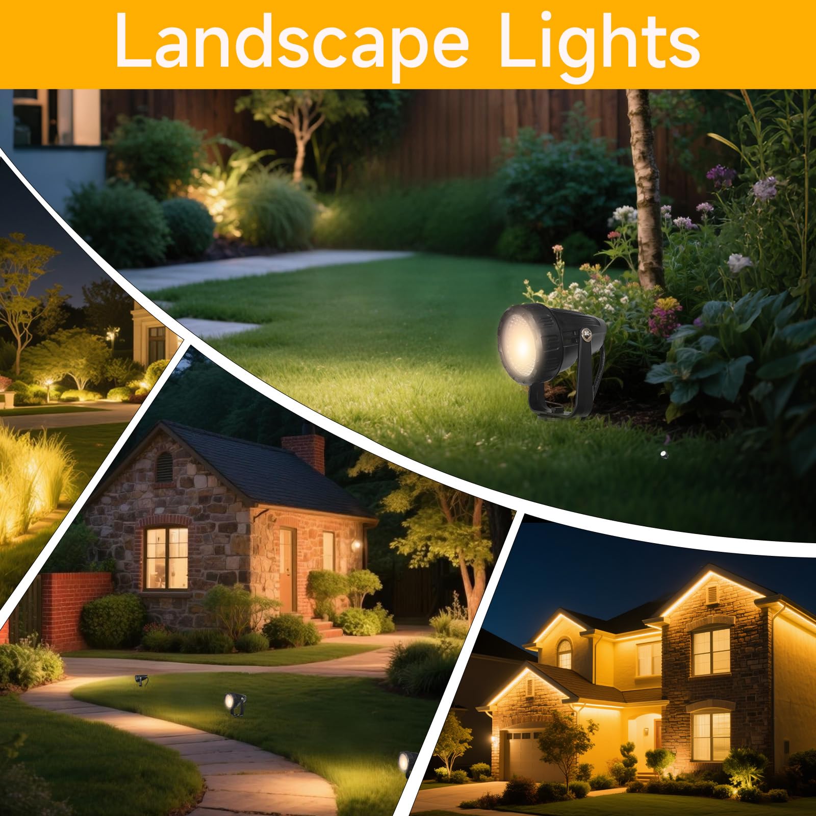 BOKELUNA warm white 3000K LED provides inviting outdoor illumination.