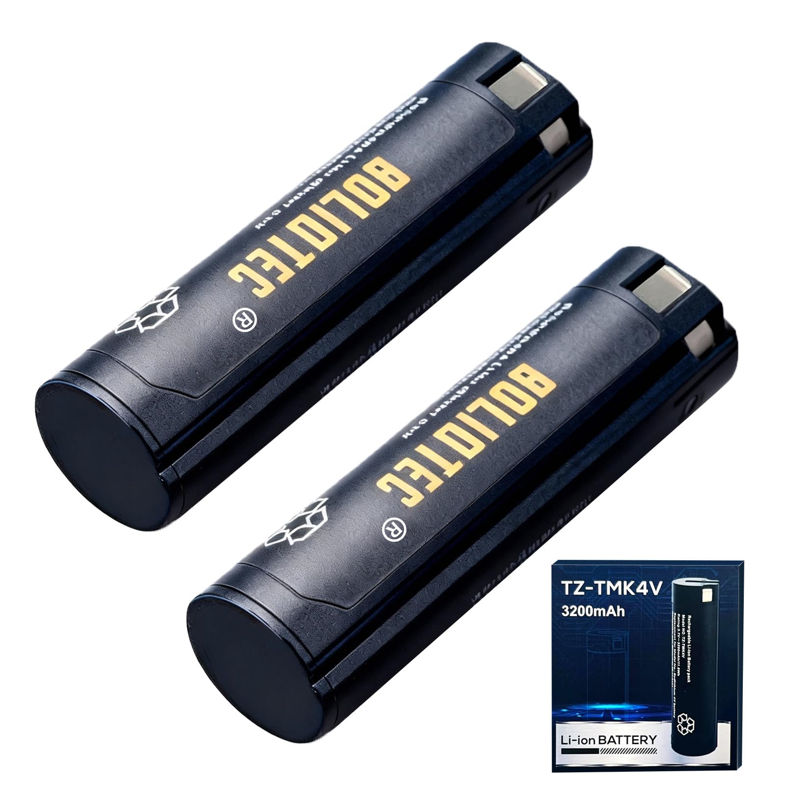 BolidTec 3200mAh battery for Milwaukee headlamp 2163-21 extends run time for night work