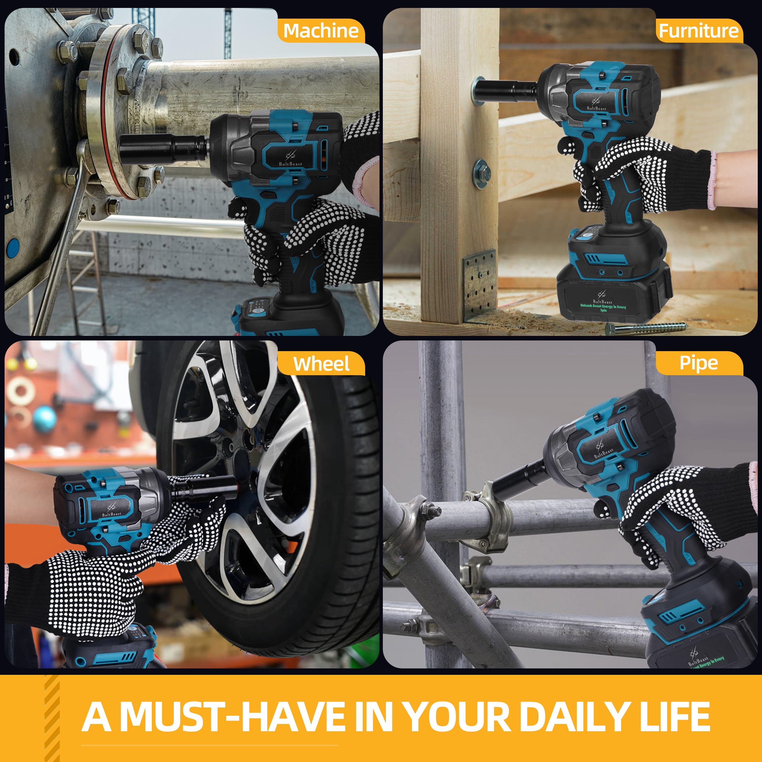 BoltBeast included small manual wrench for tight spots