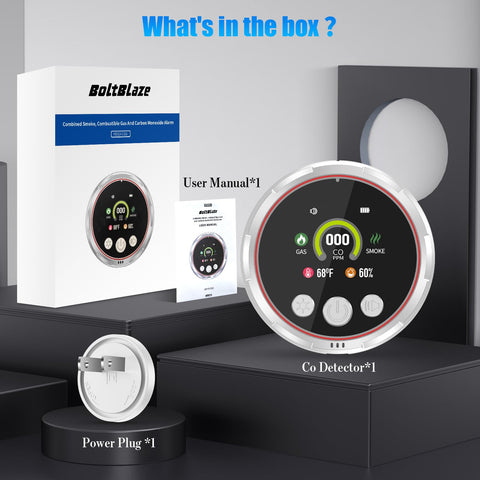 BoltBlaze 8-in-1 detector in RV setup supports multi-sensor protection