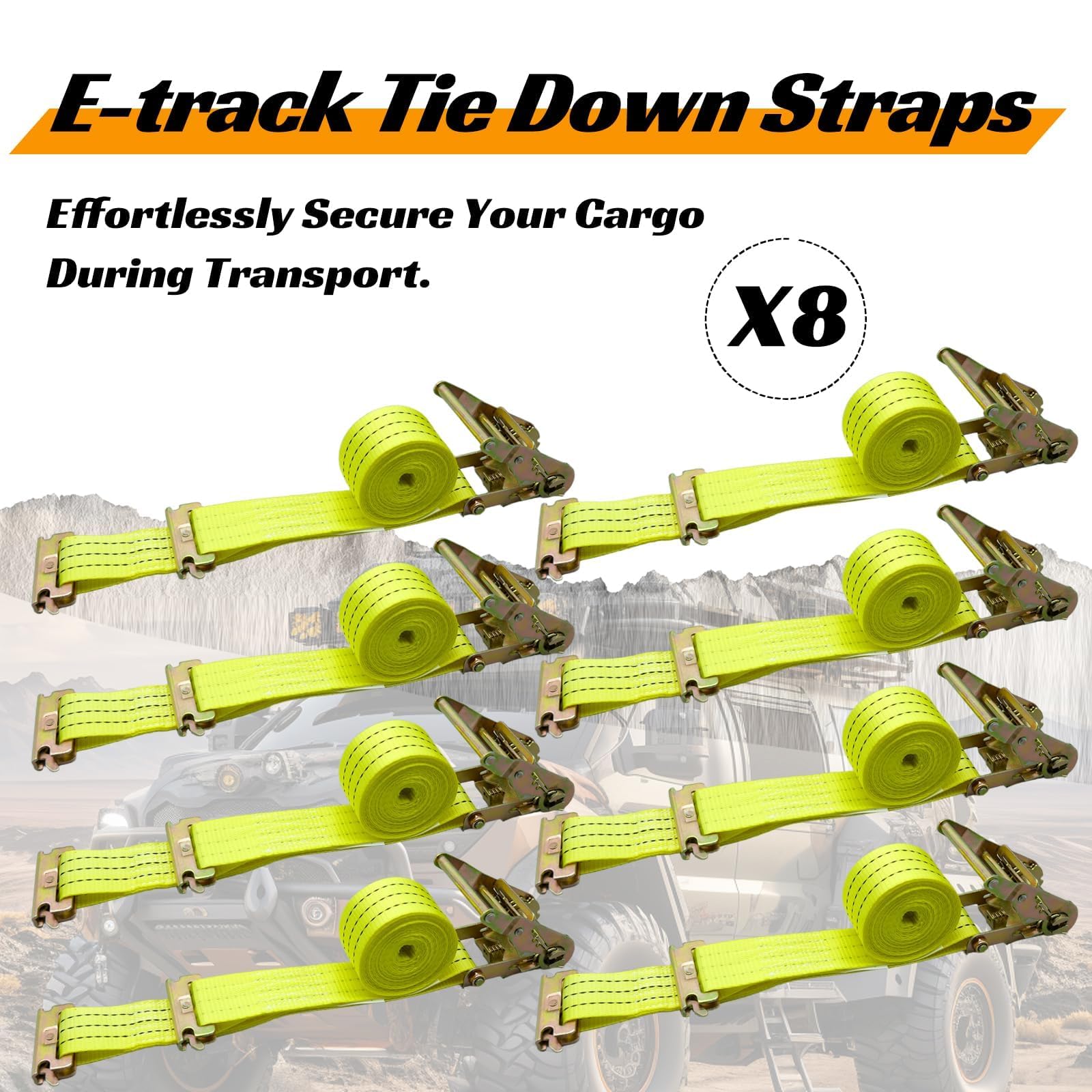 Bolvixor 2-inch straps provide strong ties for demanding loads