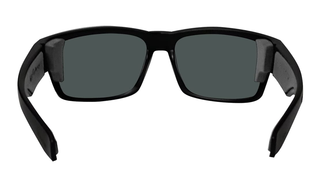 BOMBER Tiger sunglasses showing gray foam padding for comfort