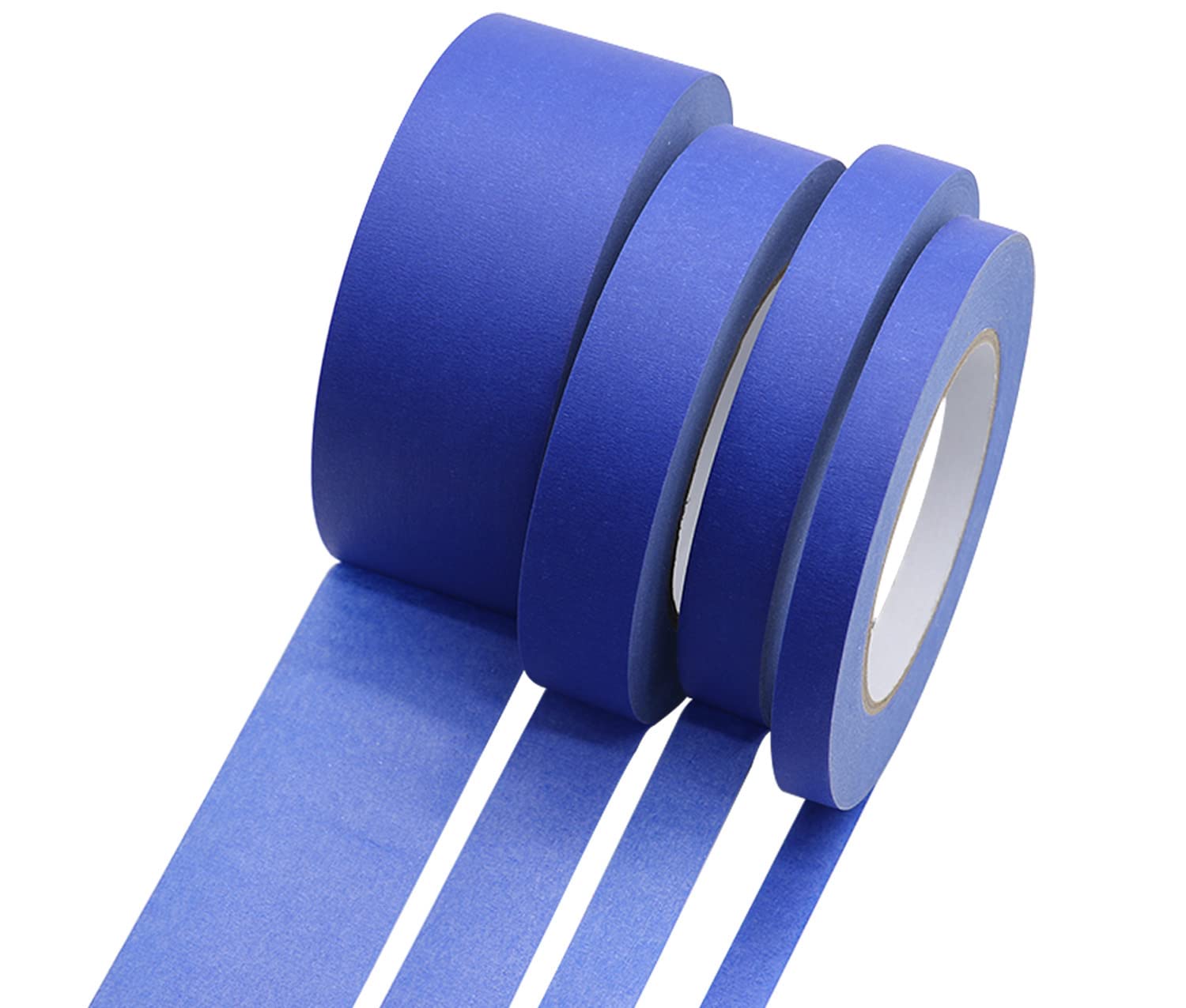 BOMEI PACK blue painters tape easy-tear crepe backing for quick setup.