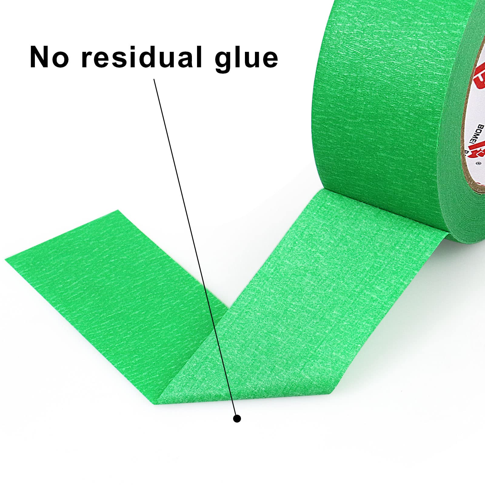 BOMEI PACK green tape offers residue-free removal on multiple substrates