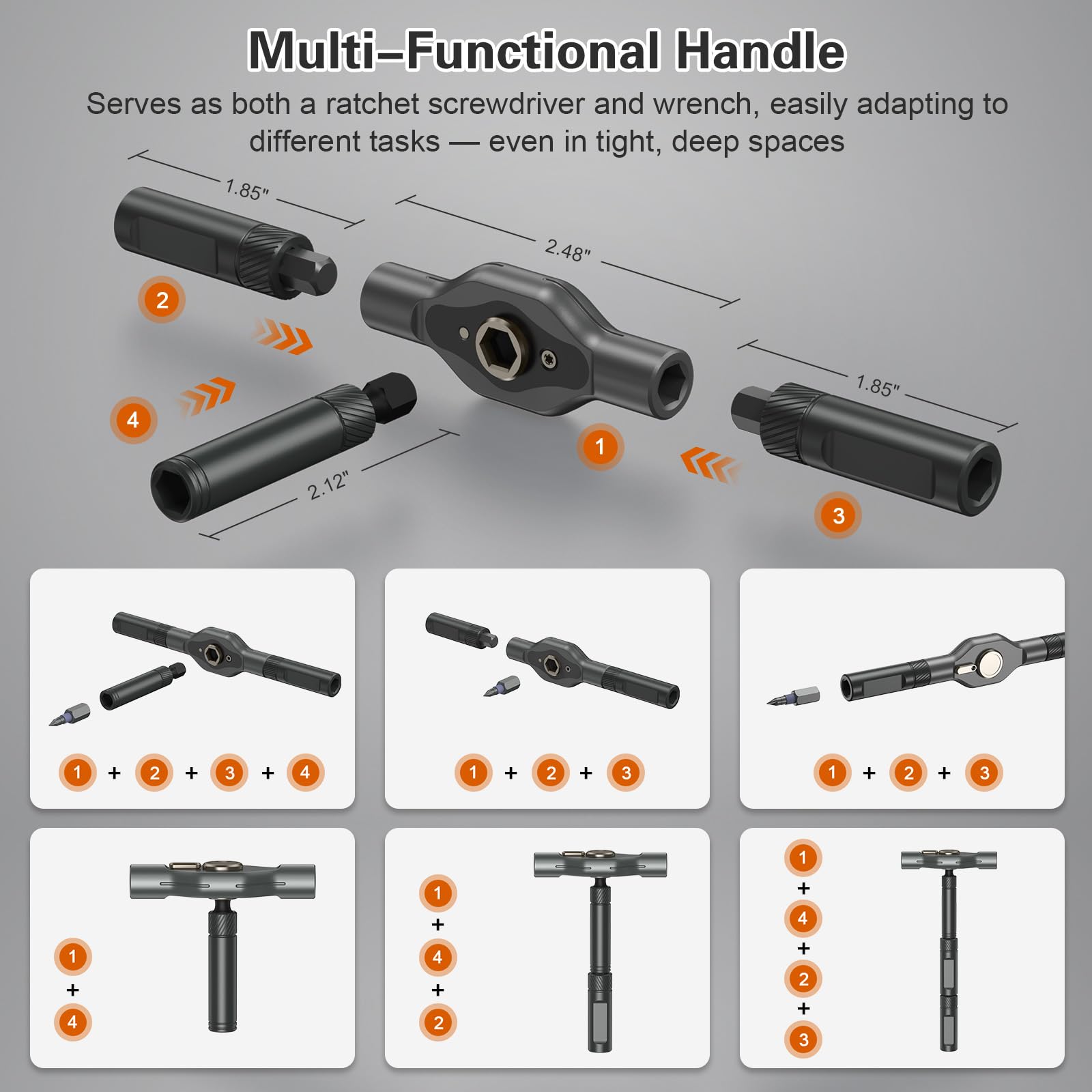 Bomivoi 32 S2 bits layout supports electronics and furniture tasks.