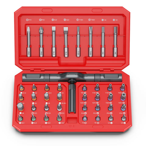 Bomivoi 42-in-1 case closeup showing portable design for quick repairs