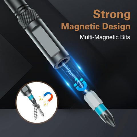 Bomivoi 58-tooth ratchet enables fast, smooth screwdriving in small spaces.