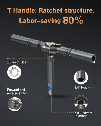 Bomivoi strong magnetic head holds screws securely for electronics work.