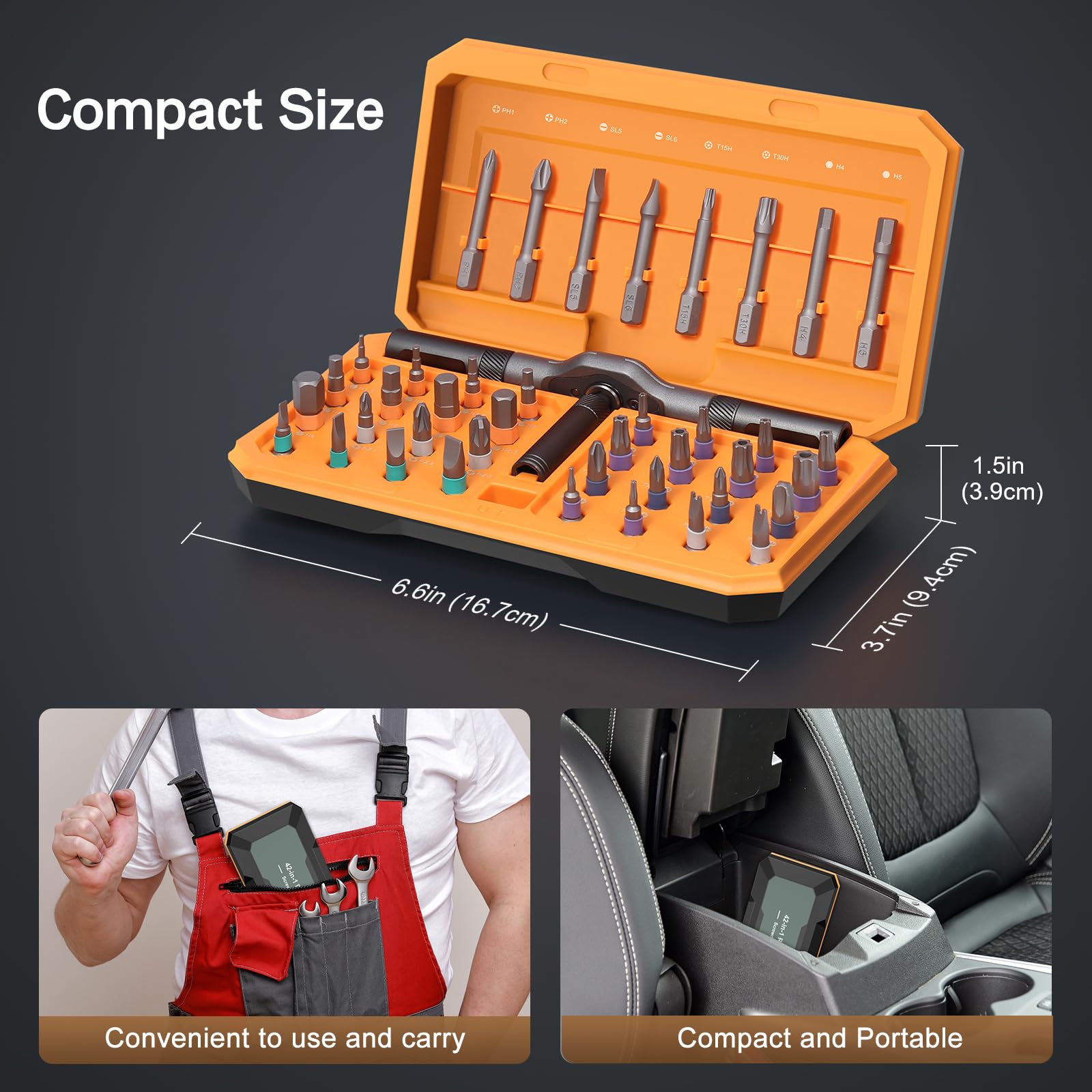 Bomivoi compact storage case fits neatly in small toolboxes.