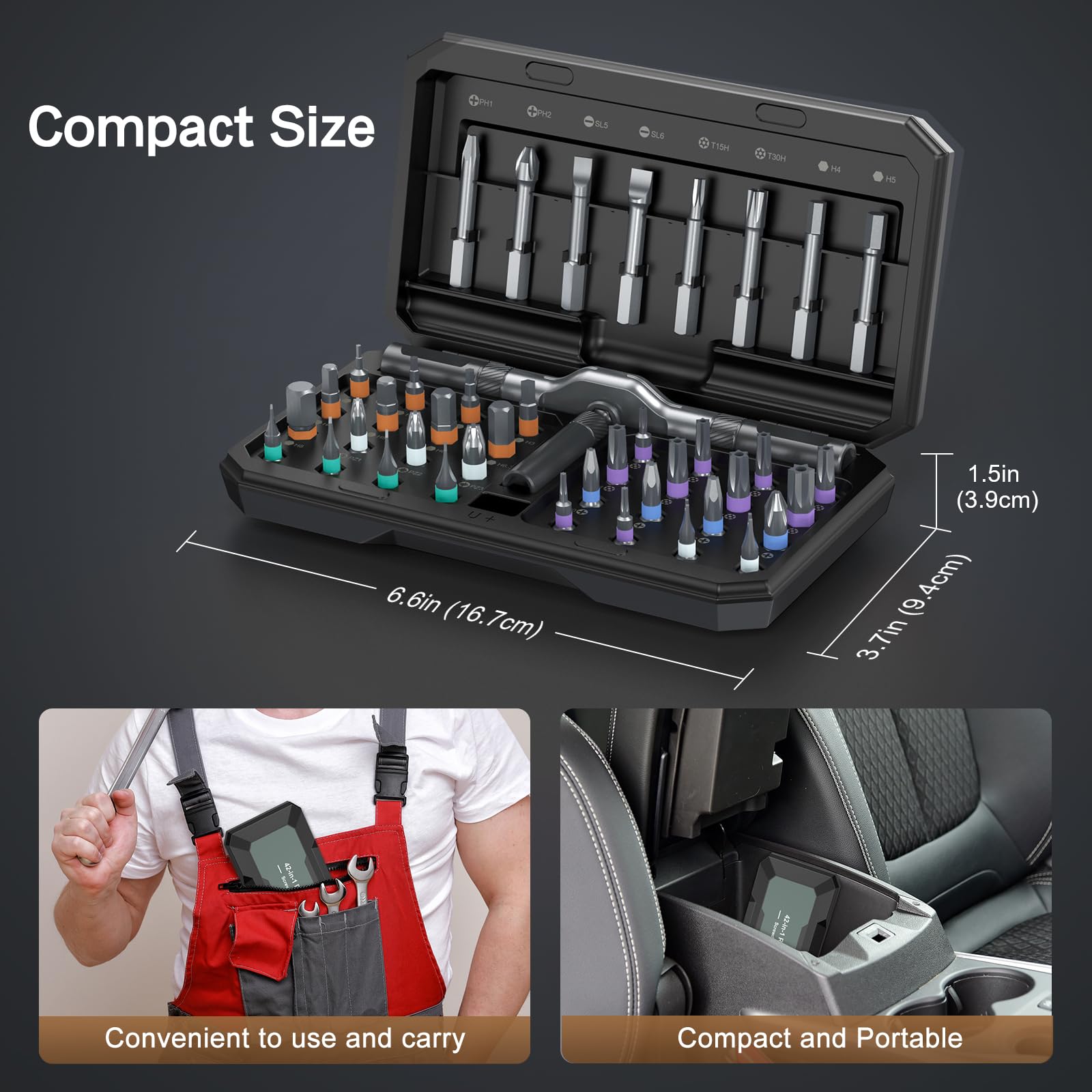 Bomivoi compact storage case for portable organization