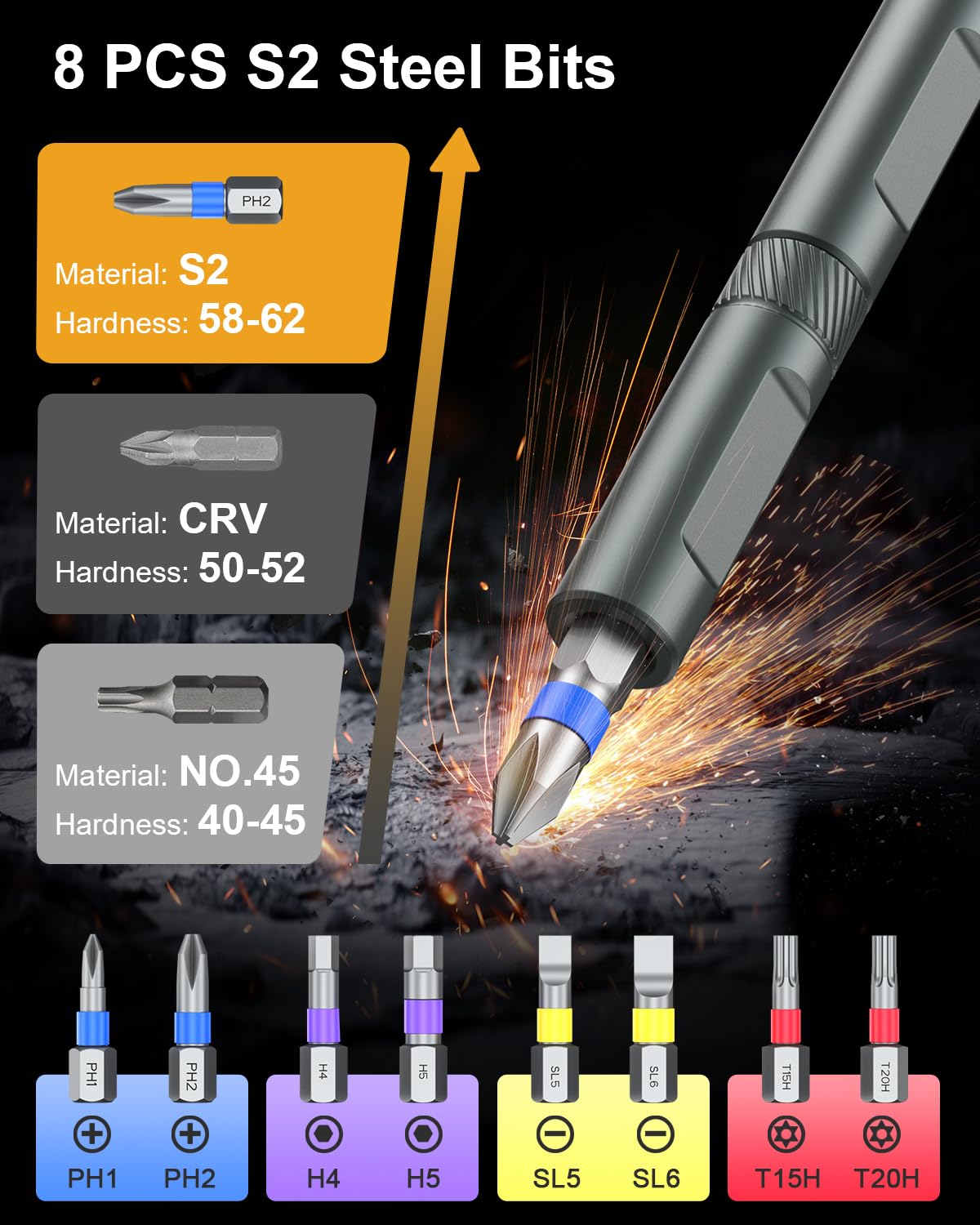 Bomivoi ergonomic aluminum handle design improves comfort