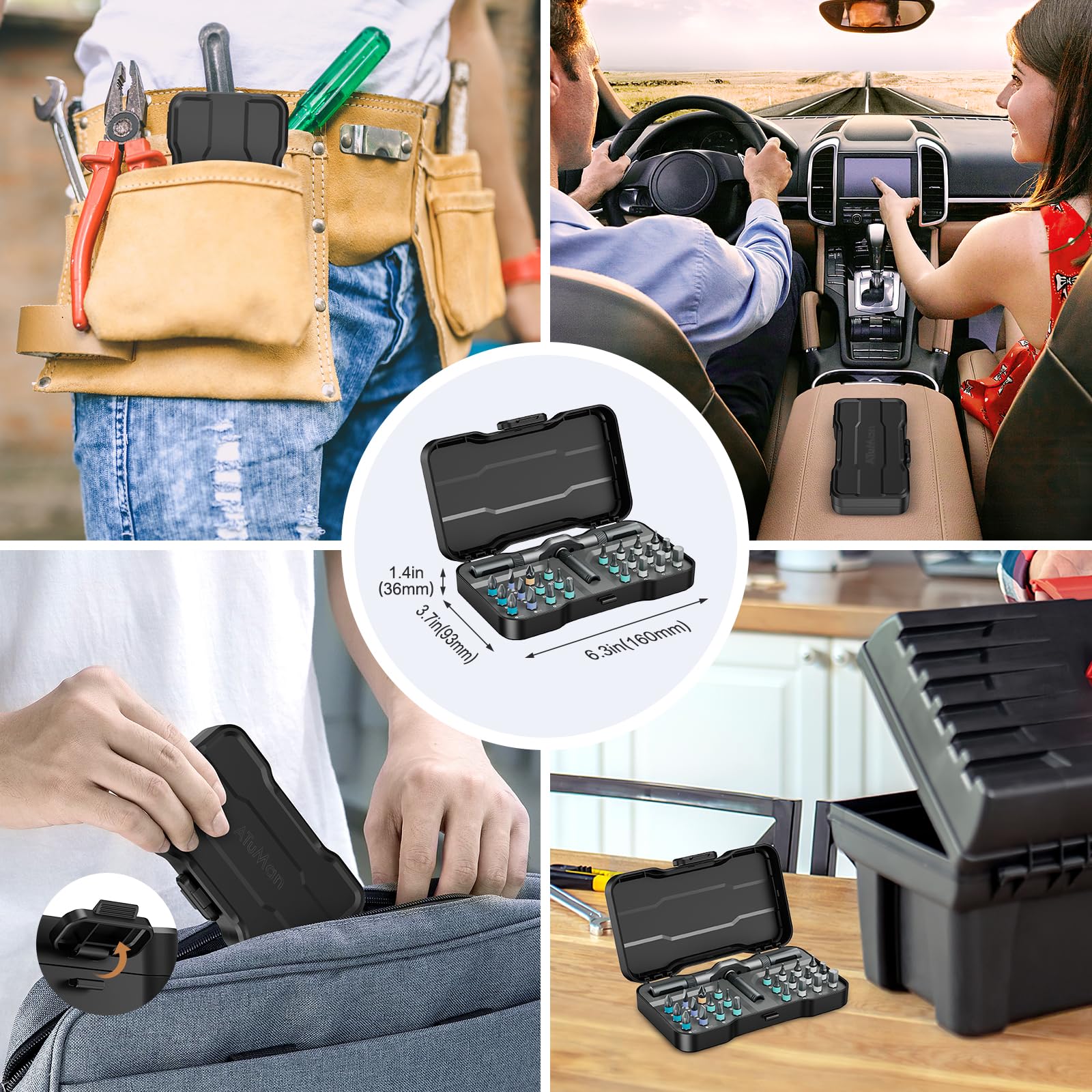 Bomivoi gift-ready toolkit emphasizes versatile repair solutions for home, bike, or electronics.