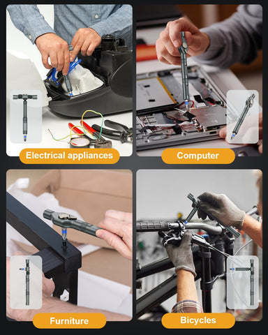 Bomivoi magnetic tip holds screws securely for precise tightening