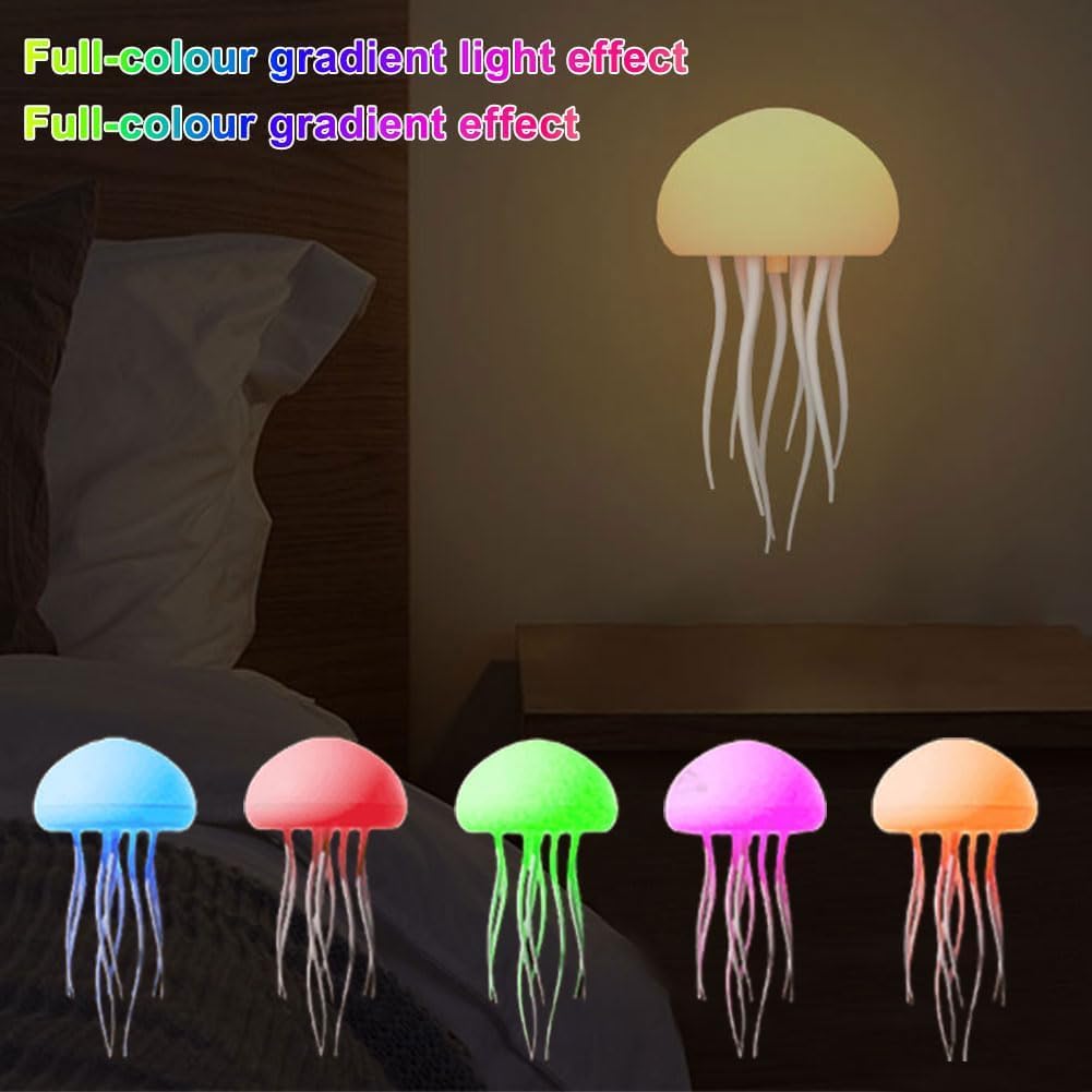 BomKra Jellyfish Lamp night light for gentle ambiance.