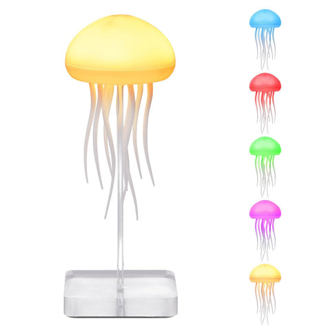 BomKra Jellyfish Lamp with voice control for easy, hands-free ambiance.