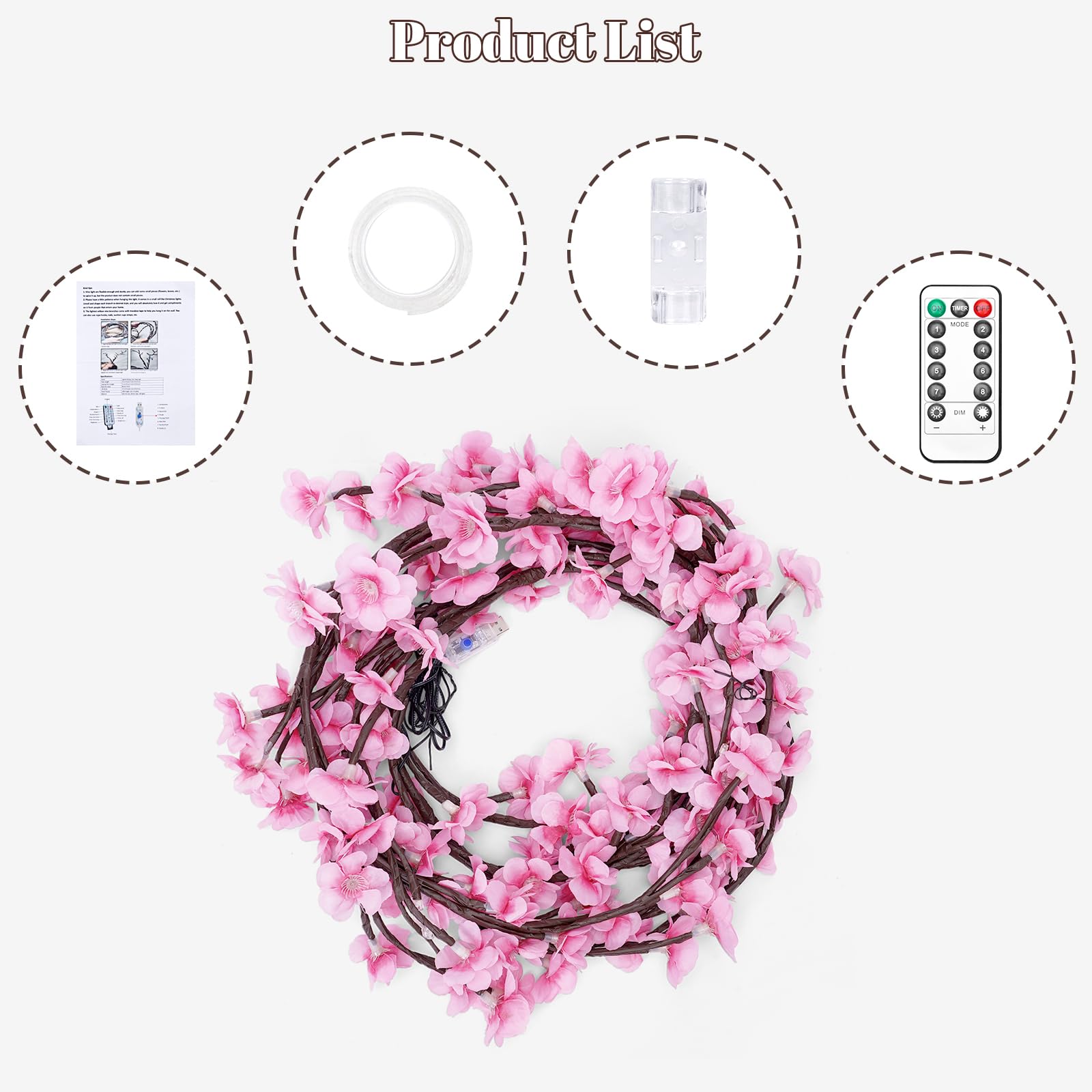 BomKra weather-resistant cherry blossom decor for year-round use.
