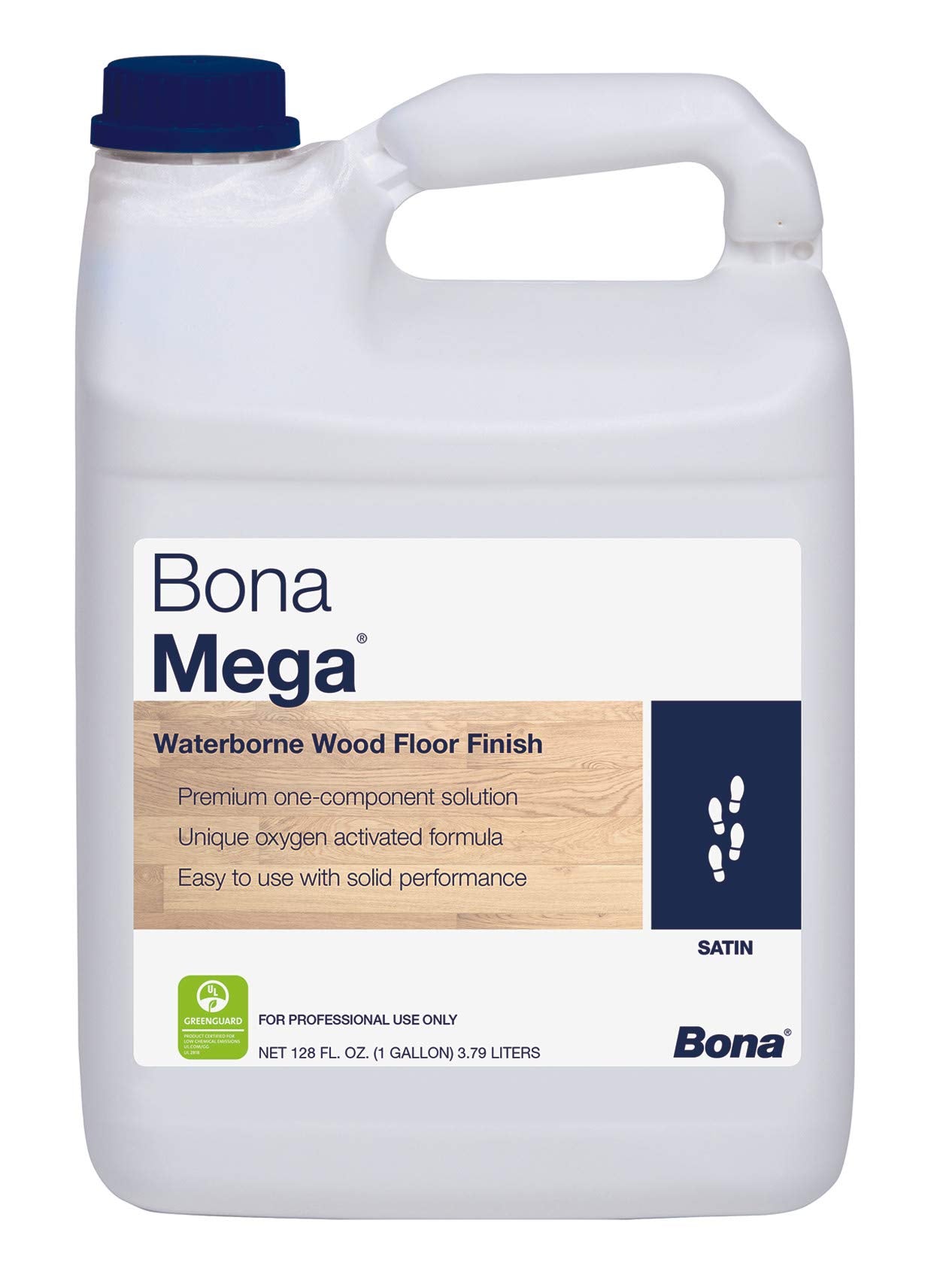 Bona Mega Satin bottle for quick-dry interior protection