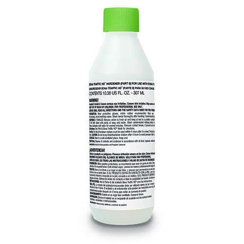 Bona Traffic HD Satin label emphasizes superior scuff resistance and fast-drying performance.