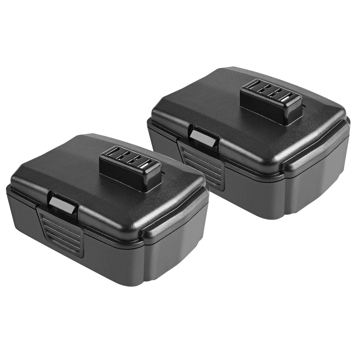 Bonacell 2-pack 12V battery front view for Ryobi tools.