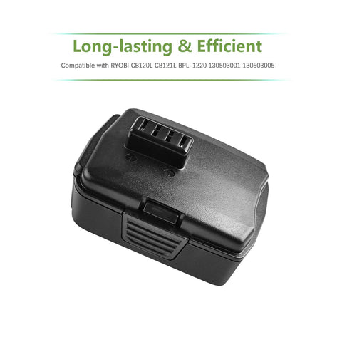 Bonacell 12V battery in use on Ryobi tool.