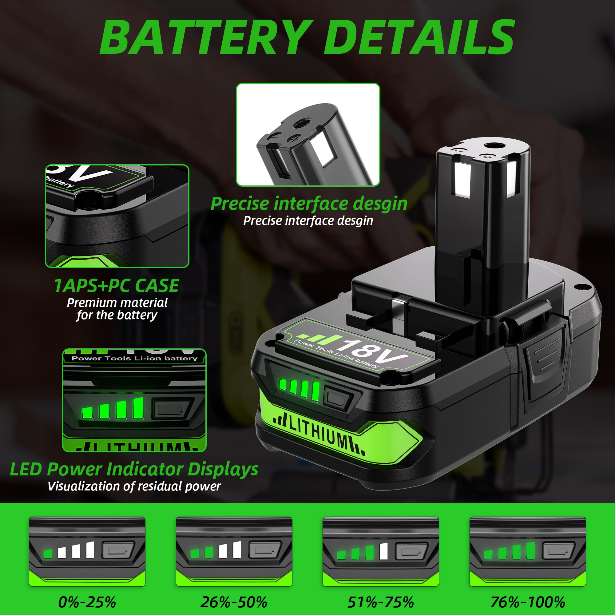 Bonacell compact replacement battery design for comfortable handling