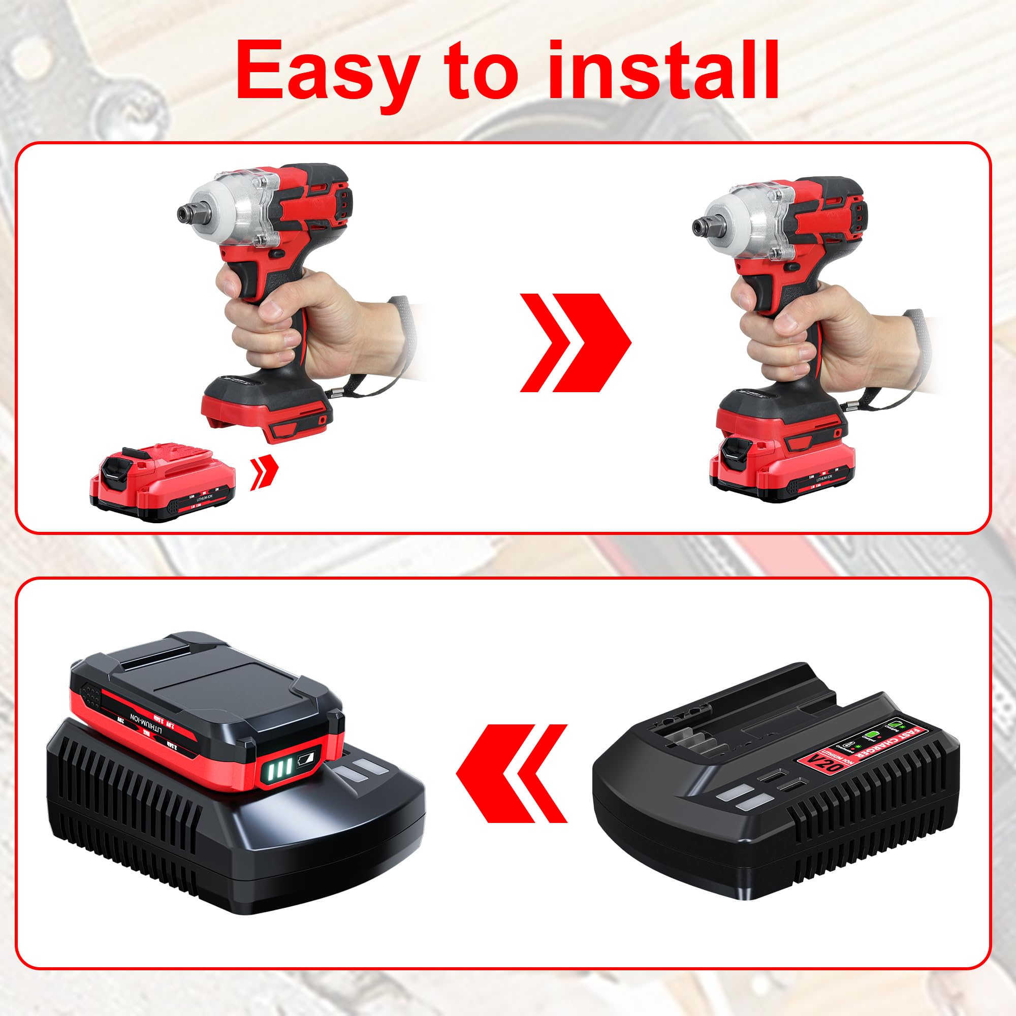 Bonacell supports Craftsman tools like drills and saws in action.