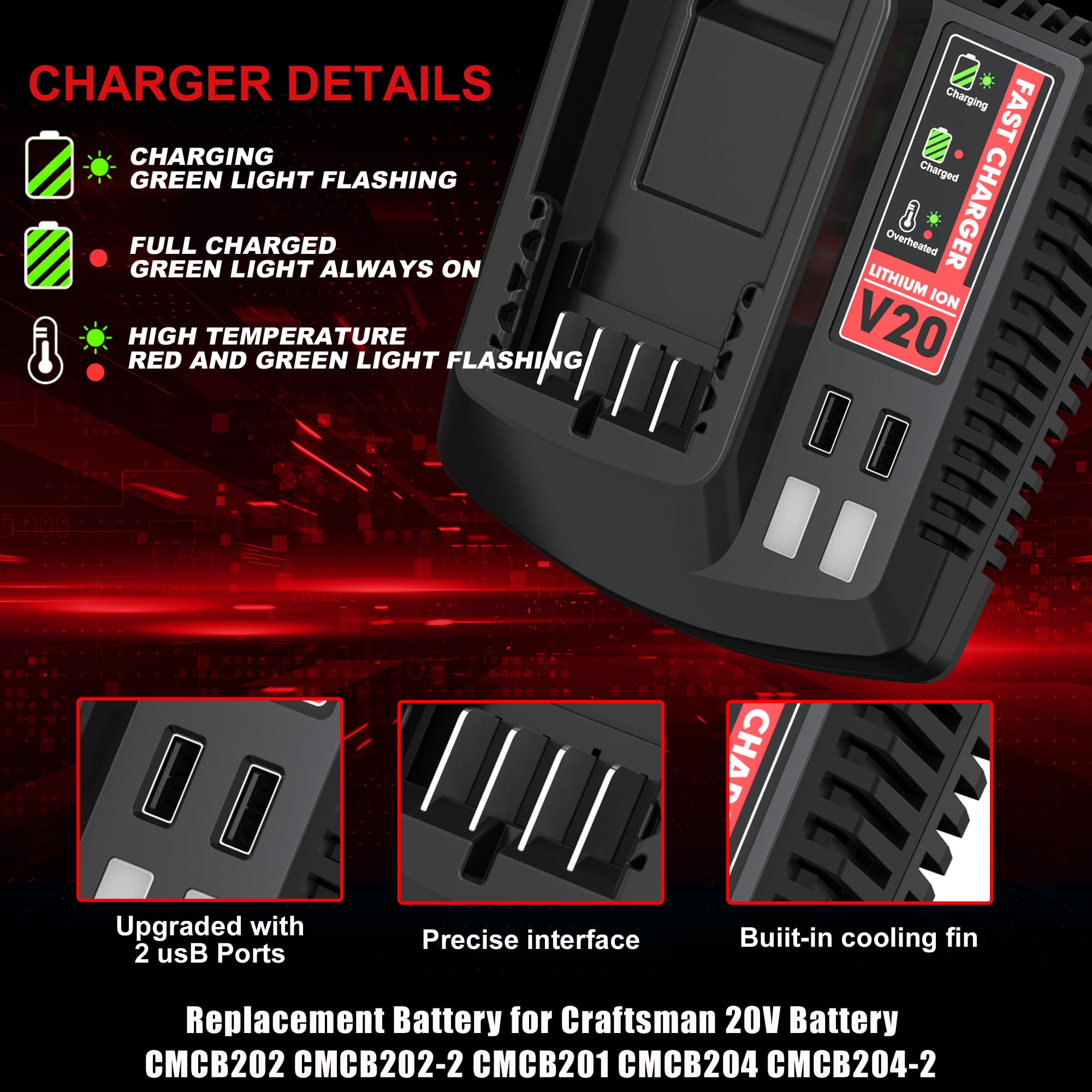 Bonacell fast charging for quick returns to work.